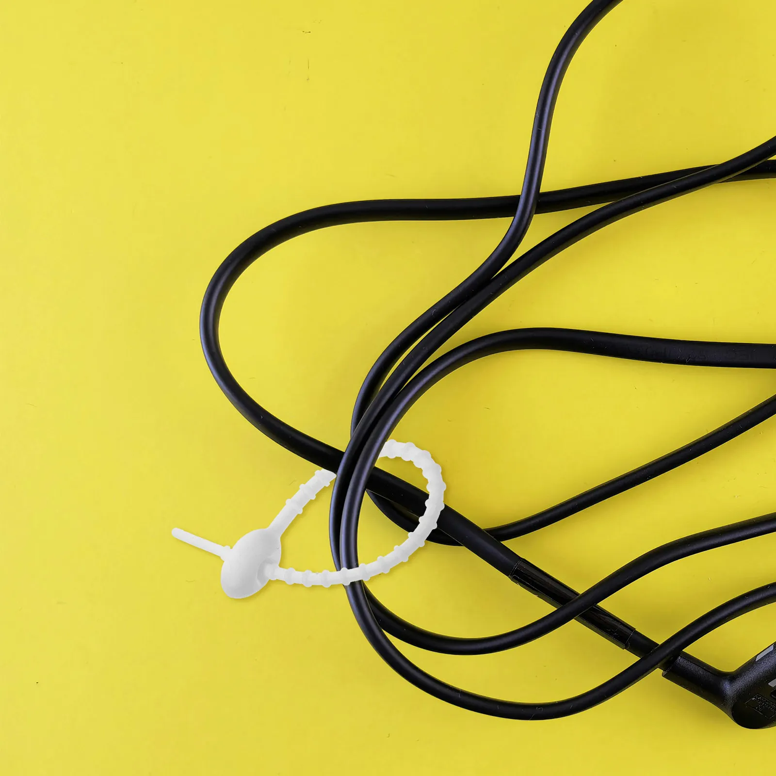 20pcs Silicone Ties Small Size Colorful Reusable Cable ganizer Adjustable Zip Ties Cord Management For Charging Cables