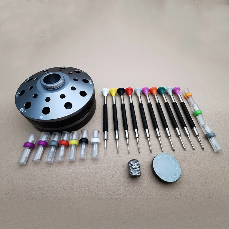 Stainless Steel Precision Screwdriver Set 10 PCS And With Spare Blades 20PCS For Watchmaker Tools Watch Glassas Repair Tools