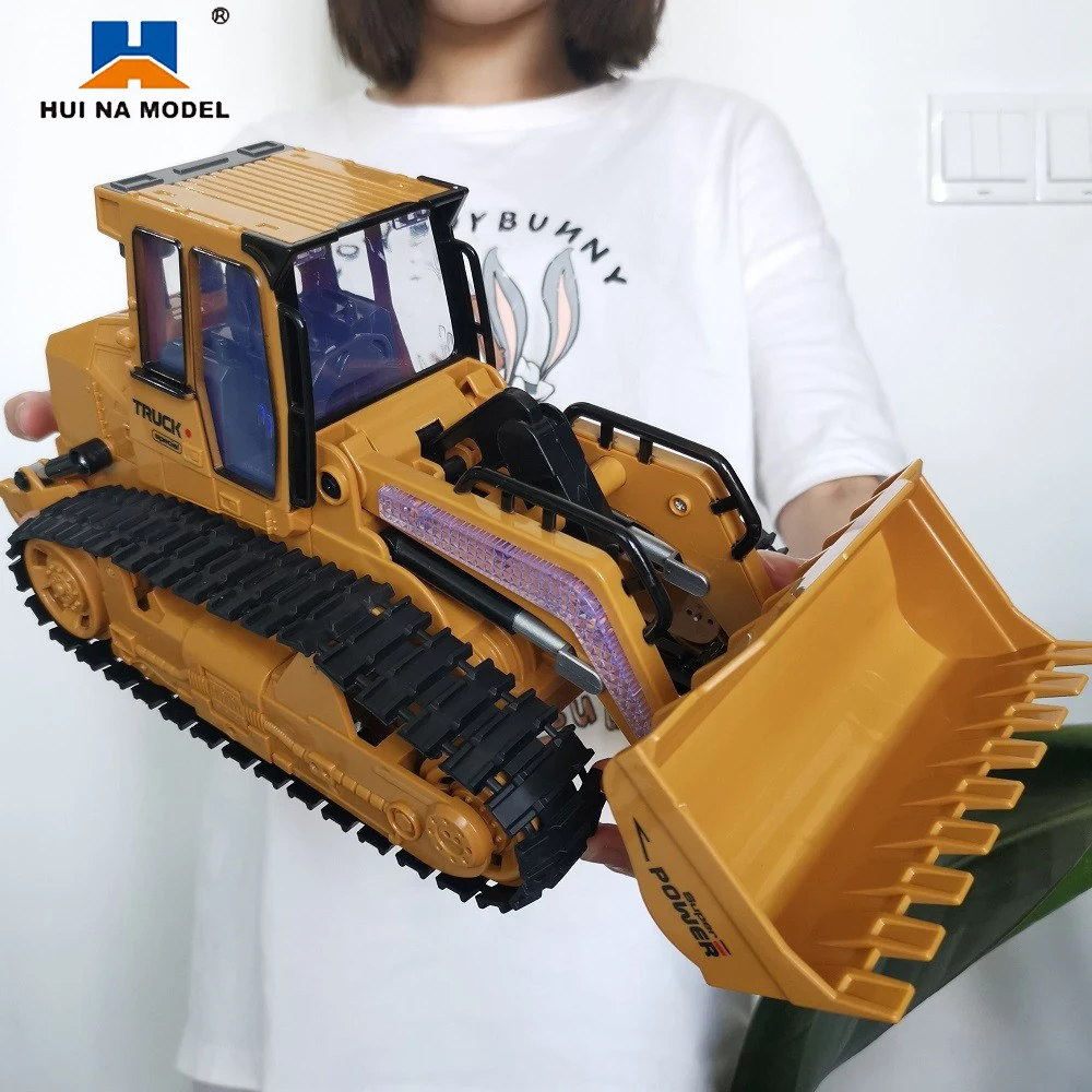 

Huina 1/16 2.4G RC Truck Bulldozer Dumper Tractor Big Scale Model Engineering Lighting Excavator Radio Controlled Car Toys Boys