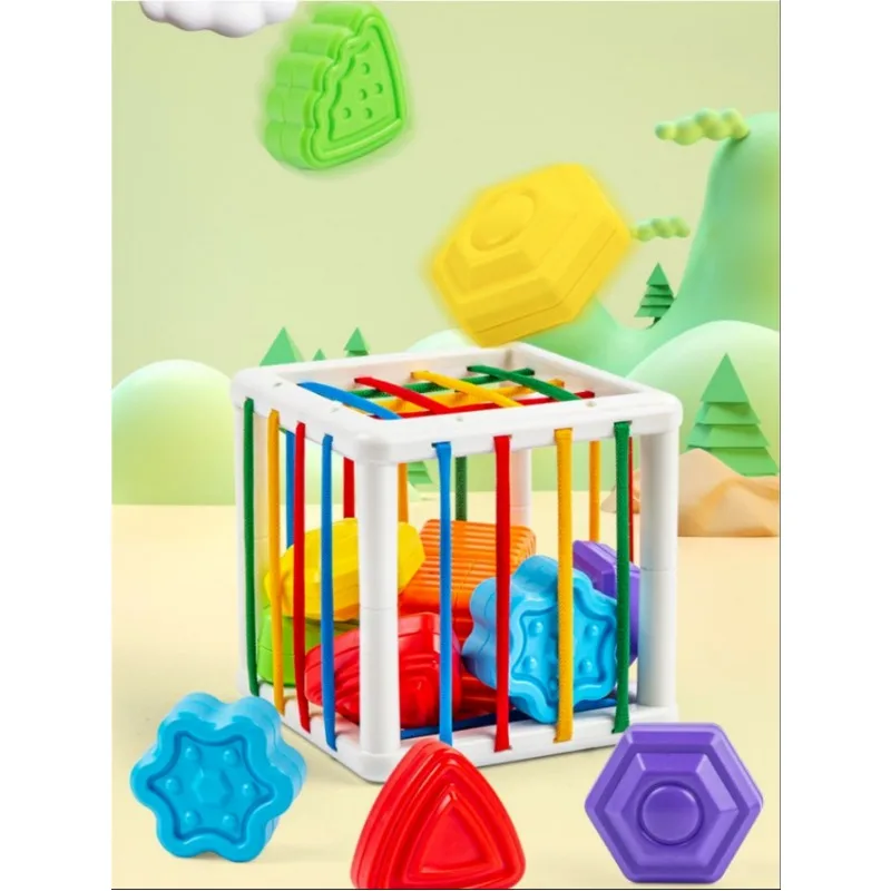 Motor Skills Training  Educational Fun Baby Shape Sorter Cube Toy For Kids!