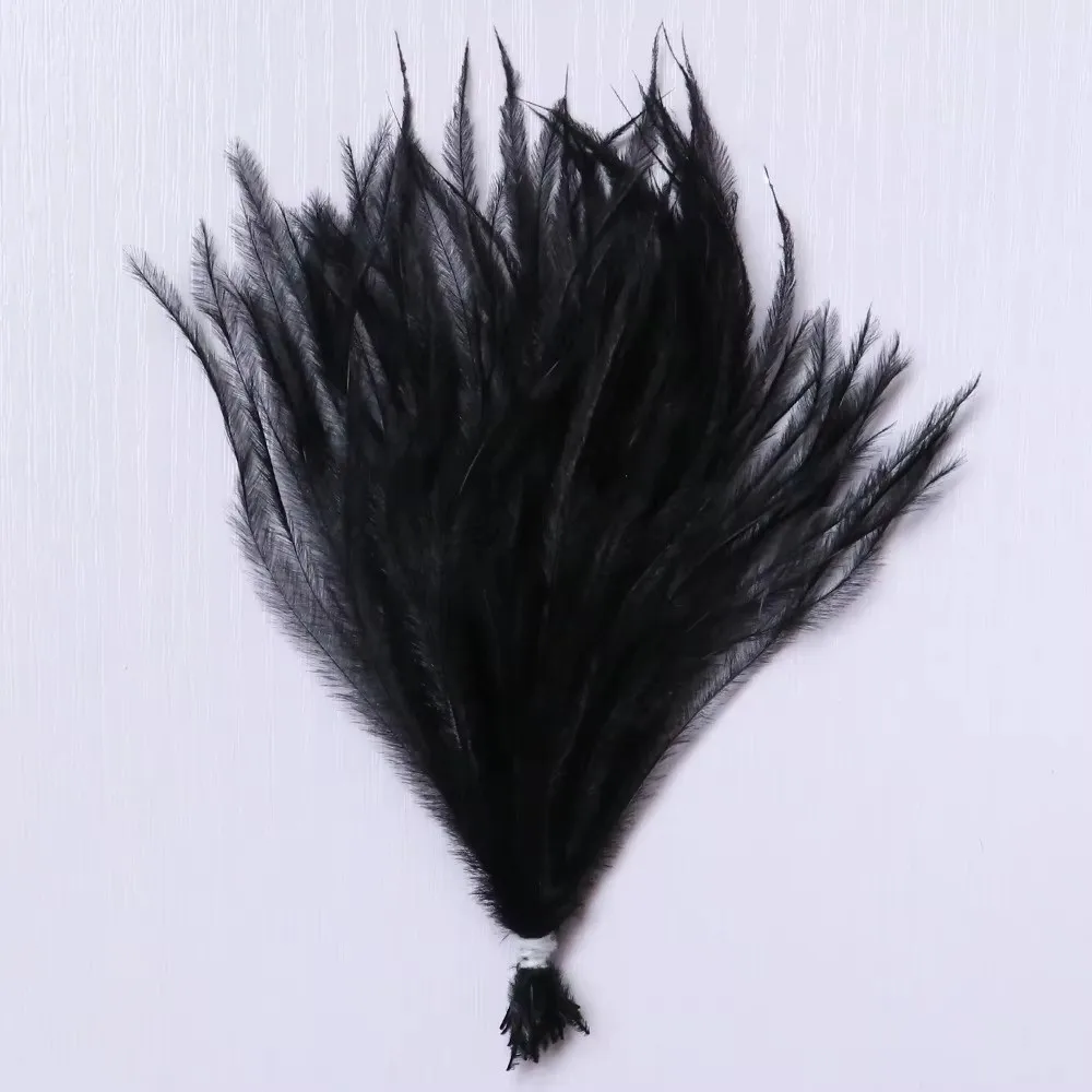 100Pcs Ribbon Tassel Ostrich Feathers DIY Sewing Costuming Natural Ostrich Feather 10-15cm Multicolor Feathers Trim