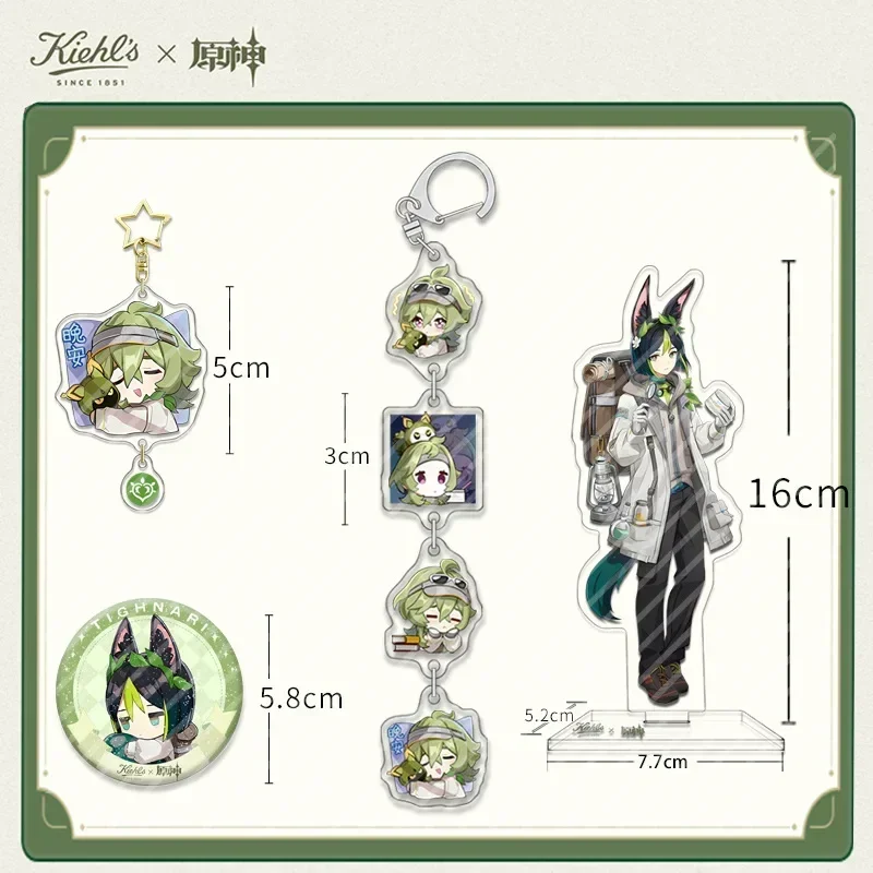 Yuanshen game Goods Tighnari Collei Keychain Cute Acrylic Stand Badge Collection Kawaii Desk Display Ornament Accesorios Gifts