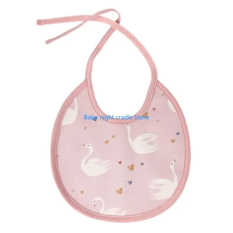 

J2FF 0-24 Month Baby Waterproof Bib Printed Saliva Towel for Newborns Toddlers