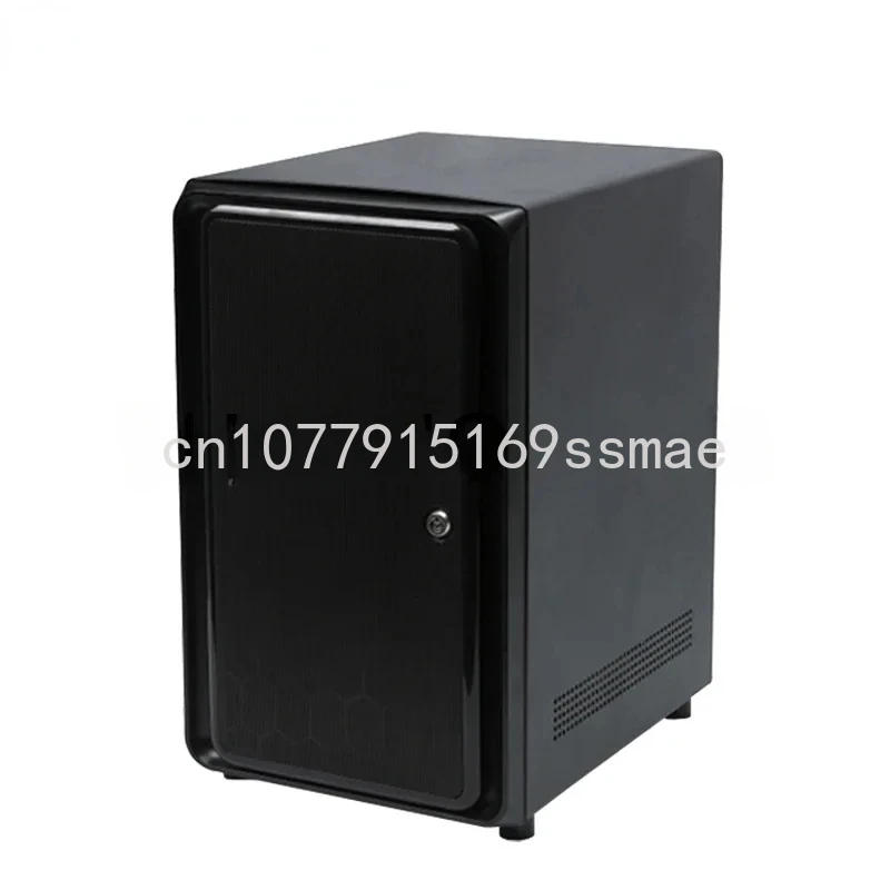 Hotsawp 8 bays MINI-ITX NAS Storage chassis with safe lockable front door NAS08A