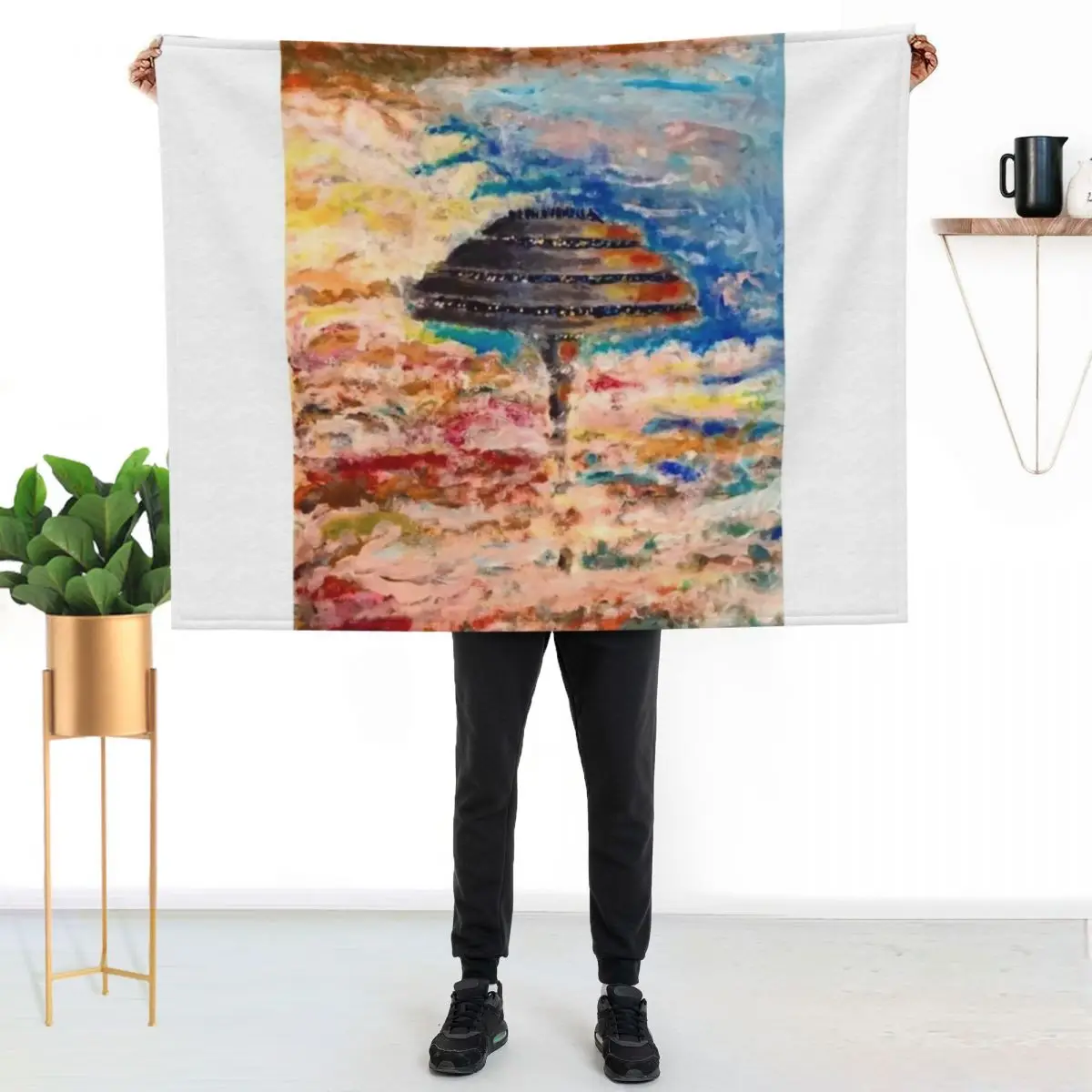 

Cloud city Throw Blanket Spring Fall Cozy Throw Blanket for Couch