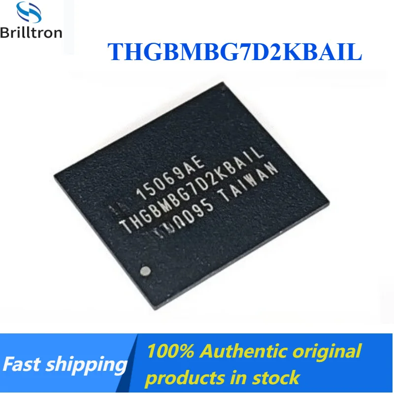 1-5PCS THGBMBG7D2KBAIL Font Chip 16G 5.0 BGA153 Ball Brand New Original in Stock, Fast Shipping.