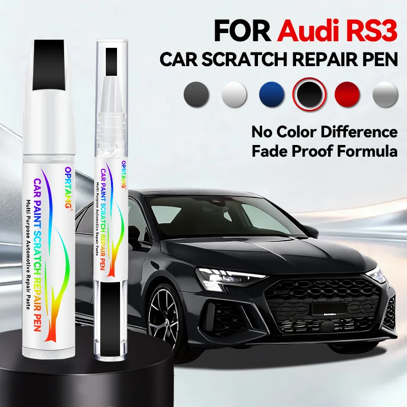 

Ручка для ремонта автомобильной краски, средство для удаления царапин, аксессуары для самостоятельного ремонта авто для Audi RS 3, зеленый, белый, LS9R, розовый, черный, серый, LZ7S, синий, красный