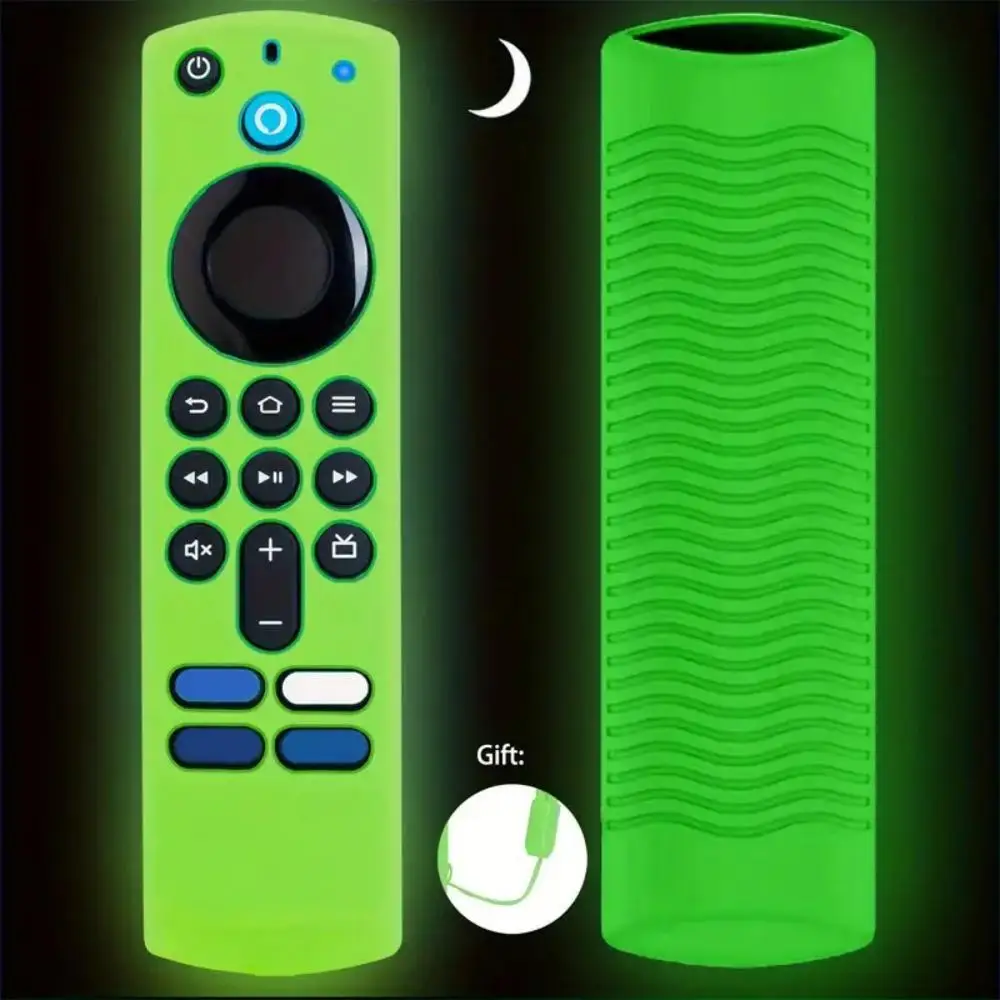 Silikon-Leucht-Fernbedienungsabdeckung für Alexa Voice Remote (3. Generation) L5B83G, Modell 2021, Fire TV Stick 4K 2. Generation (2021) – Detail 9