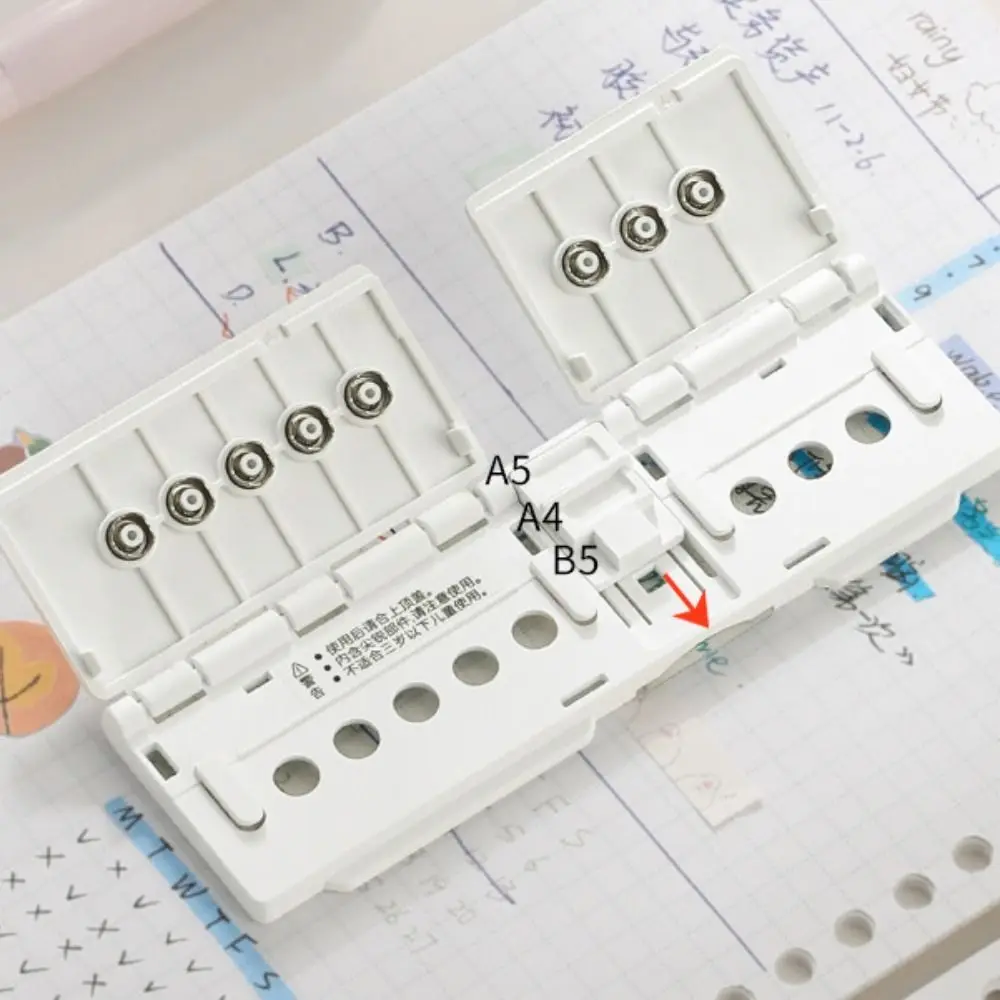 Simple Manual Binding 8-hole Paper Punch DIY Scrafts Paper Cutter Loose-leaf Punch Loose-leaf A4 B5 A5 DIY Hole Punch Teacher