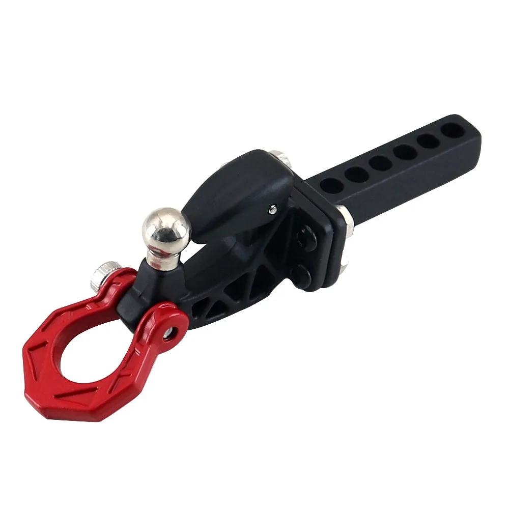 Metall Hinten Stoßstange Abschleppen Anhänger Haken Drop Hitch Empfänger Für 1/8 1/10 Rc Crawler Auto Axial Scx10 Trax/als Trx4 Rgt Yikong Redcat – Detail 13