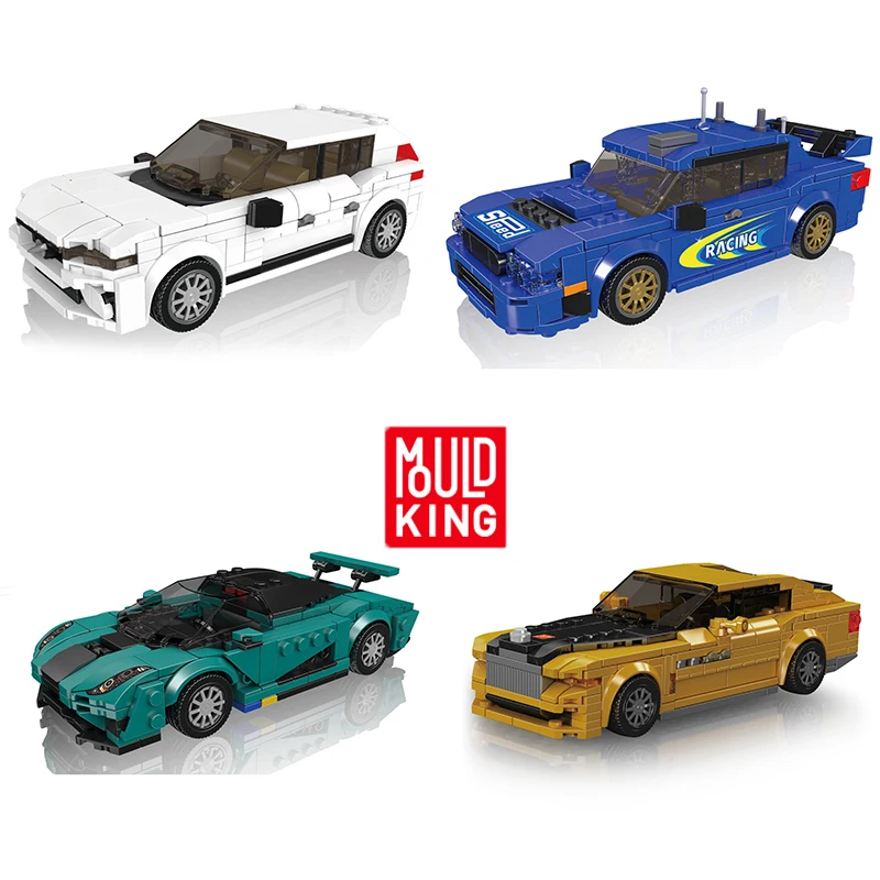 Mould King Supercar Building Blocks Racing Car Model Mini Luxury City SUV Car Assembly Bricks Toys Ornament Kid Gifts 27133-6