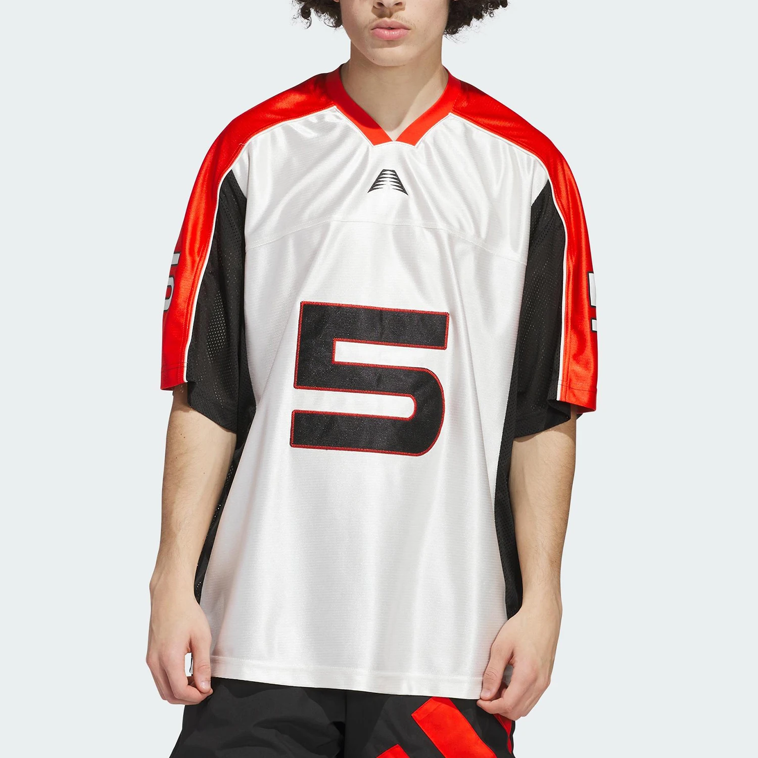 

Adidas Official Genuine 2025 Summer Men's Sport Patchwork Breathable Loose Short Sleeve JD6151