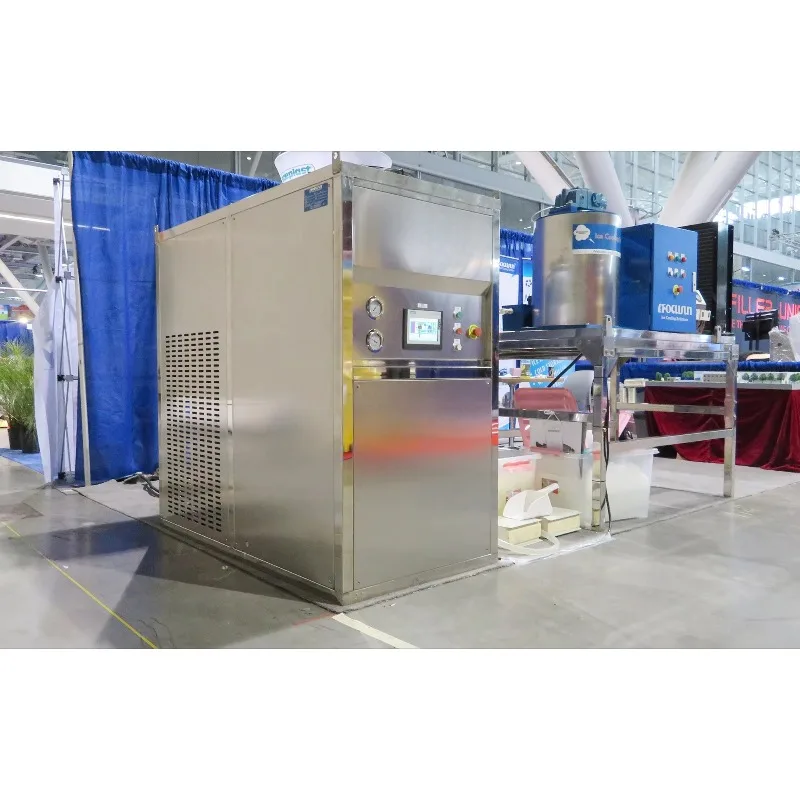 Custom Automatic Ice Maker Commercial Stainless Steel 304 Flake ice machine
