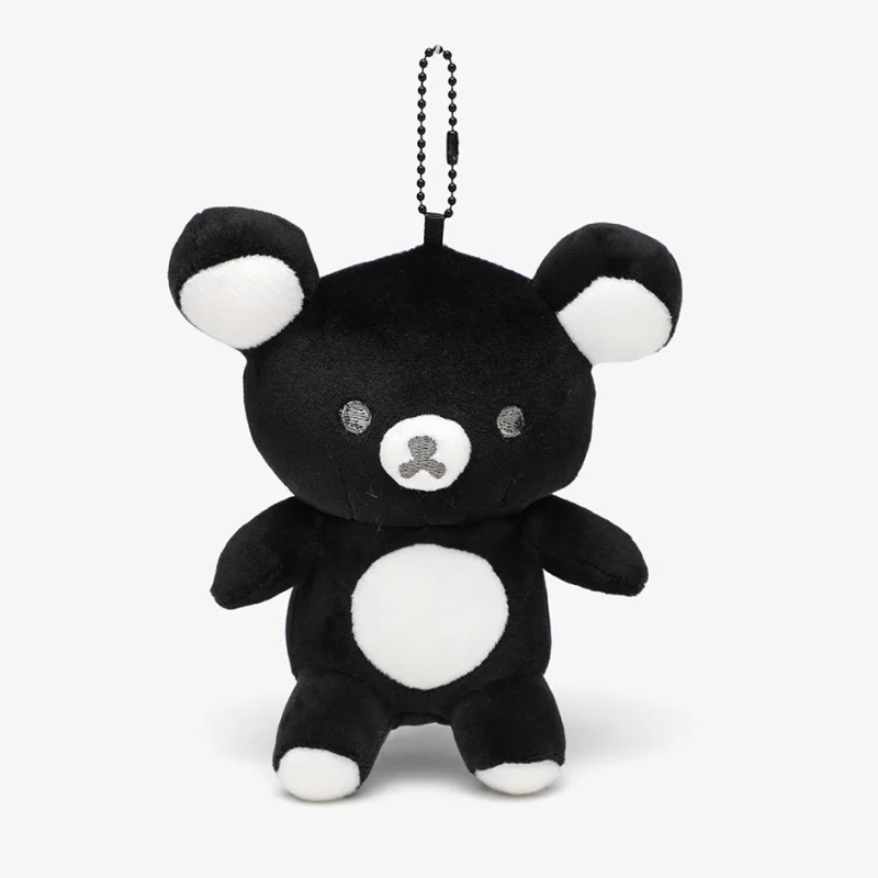 

13 см 2025 уникальная аниме Kawaii черная Rilakkuma плюшевая кукла мультфильм милая игрушка брелок для девочек большая сумка кулон украшение подарок