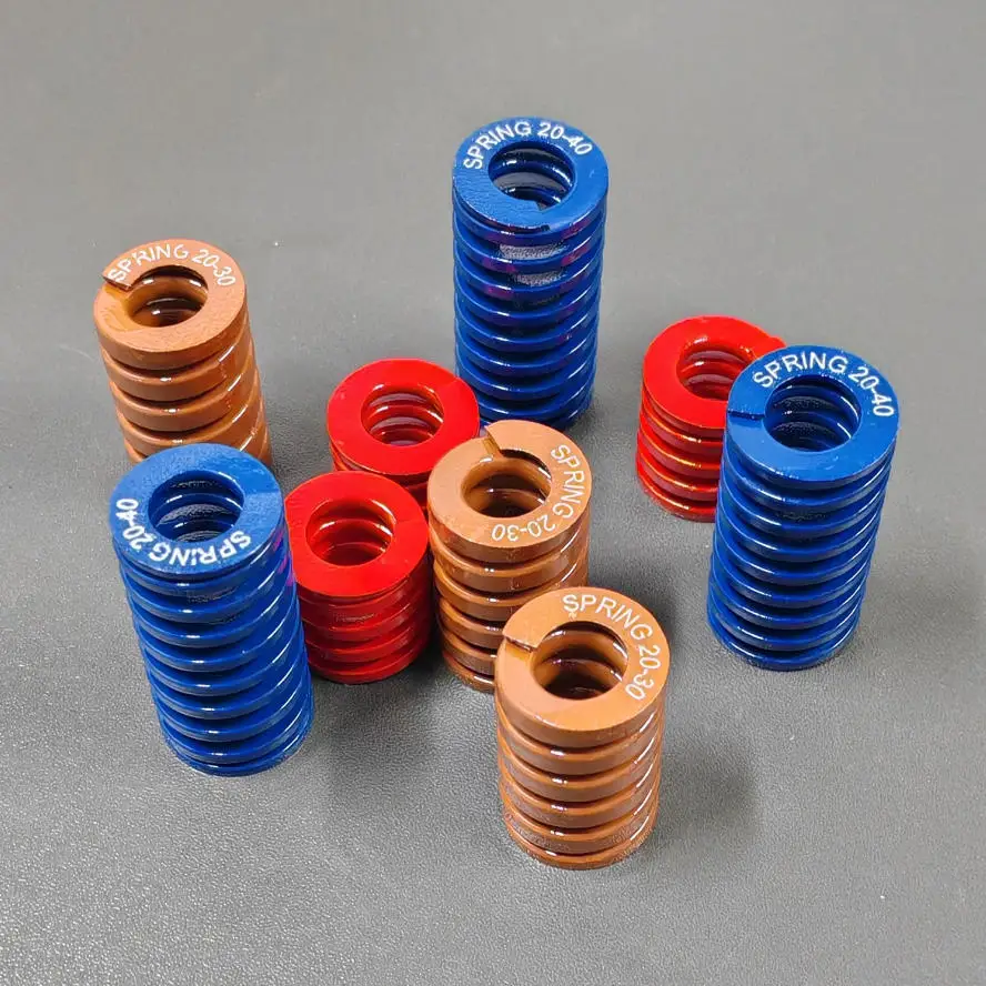 1-10Pcs OD6mm ID3mm Length 10-300mm Compression Spring Die Mold Loading Spring Yellow Blue Red Green Brown Colorful Mold Elastic