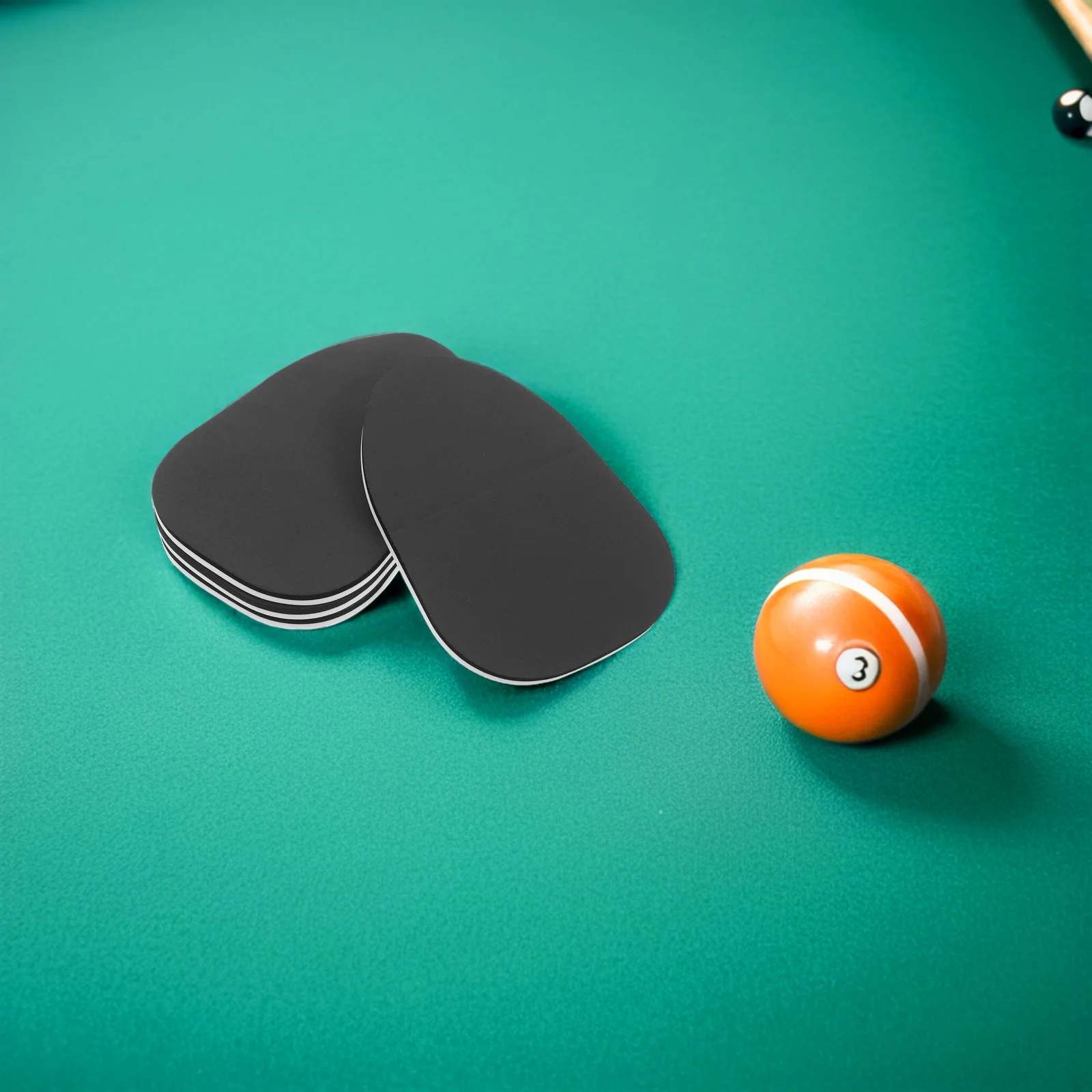 

4 шт., очиститель для бильярдного кия, более гладкий полировщик, губчатые подушечки, инструмент для обслуживания бильярда, тренировочное оборудование