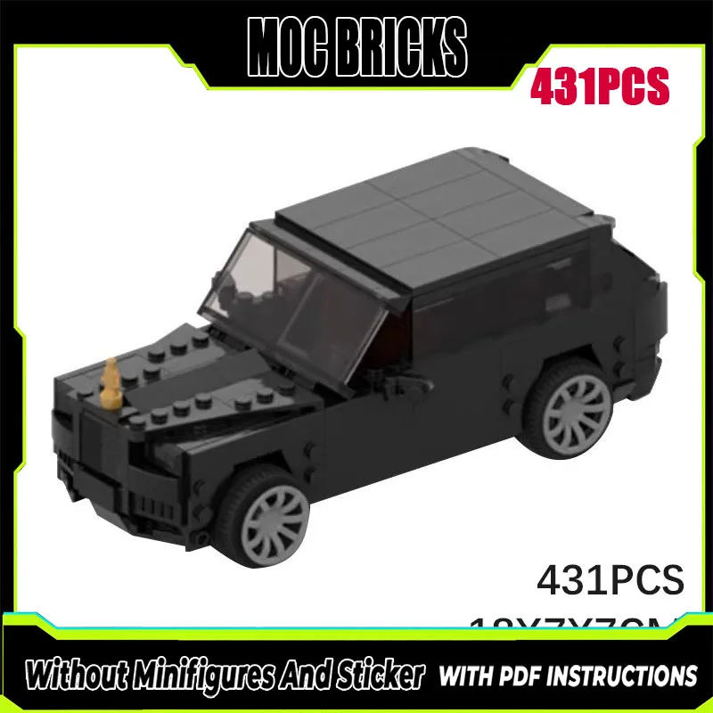 Moc-compatibel automodel, Phantom Phantom, Cooley, Nanyao Shadow, automontechnologie, modulair bouwsteencadeauKerstmis speelgoedDIYset