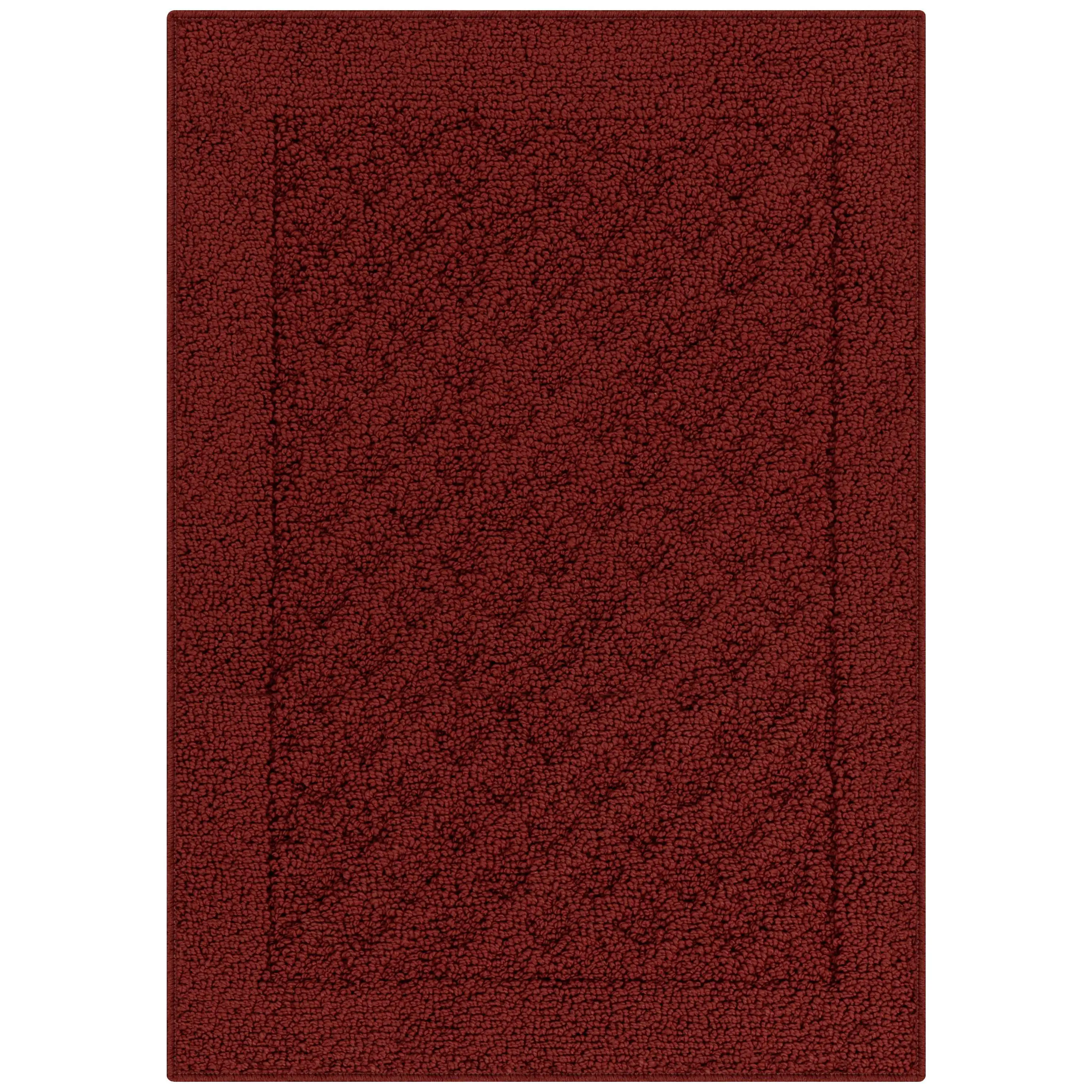 

Dylan Solid Diamond Olefin Red Indoor Accent Rug, 1'8X2'6