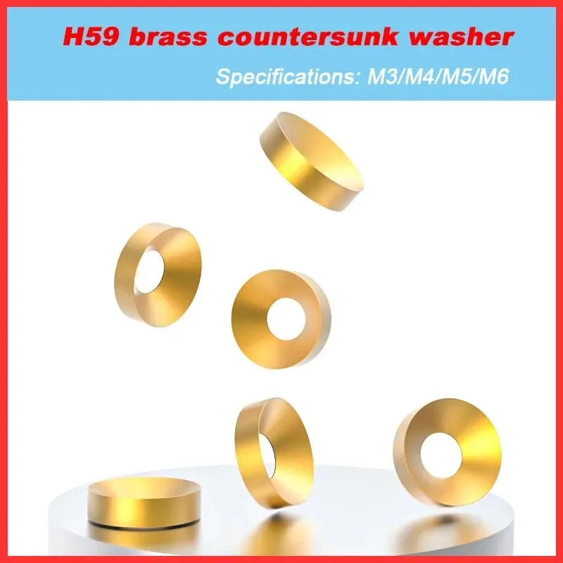 H59 Brass Fish Eye Countersunk Washer M3 M4 M5 M6 Brass Flat Recessed Washer