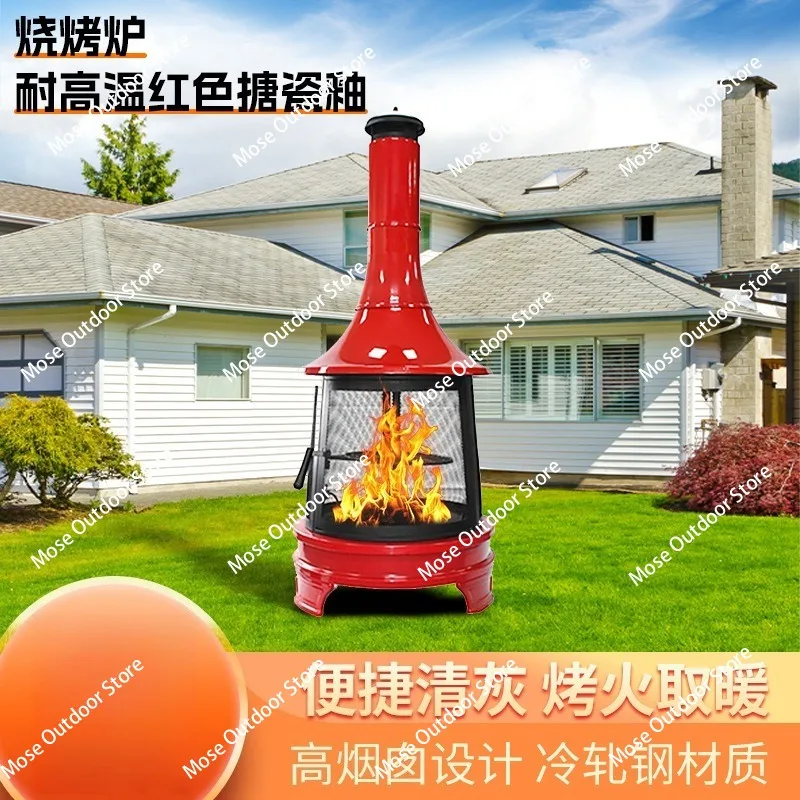 

Outdoor craftsman heating bonfire roasting stove courtyard home retro oven garden firewood charcoal bed and breakfast roasted