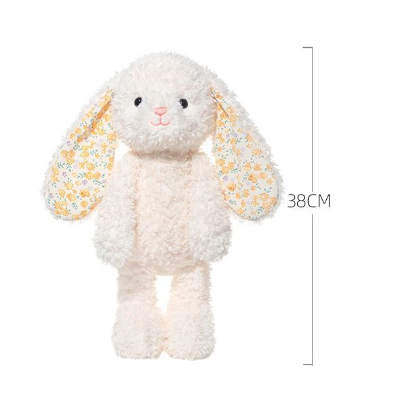 Rabbit Plush Toy Adorable Bunny Stuffed Animal Doll Perfect Holiday Gift for Kids Adults Fluffy Rabbit Toy for Decoration & Play