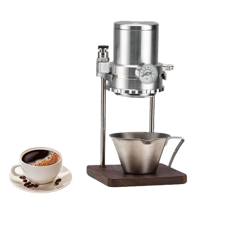 Tragbare Pneumatische Kaffeemaschine mit Variabler Druckextraktion, Espresso-Zubereiter für Reisen