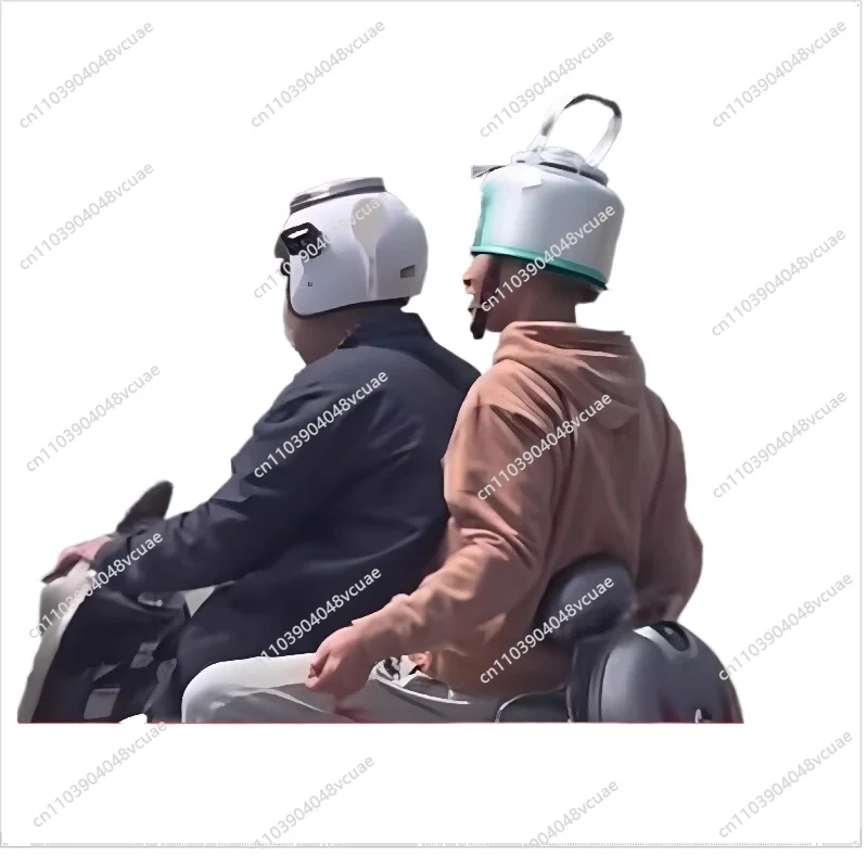 Electric Car Teapot Helmet Rice Cooker Rice Cooker Helmet Funny Strange Kettle Lid Helmet Pressure Cooker Hard Hat