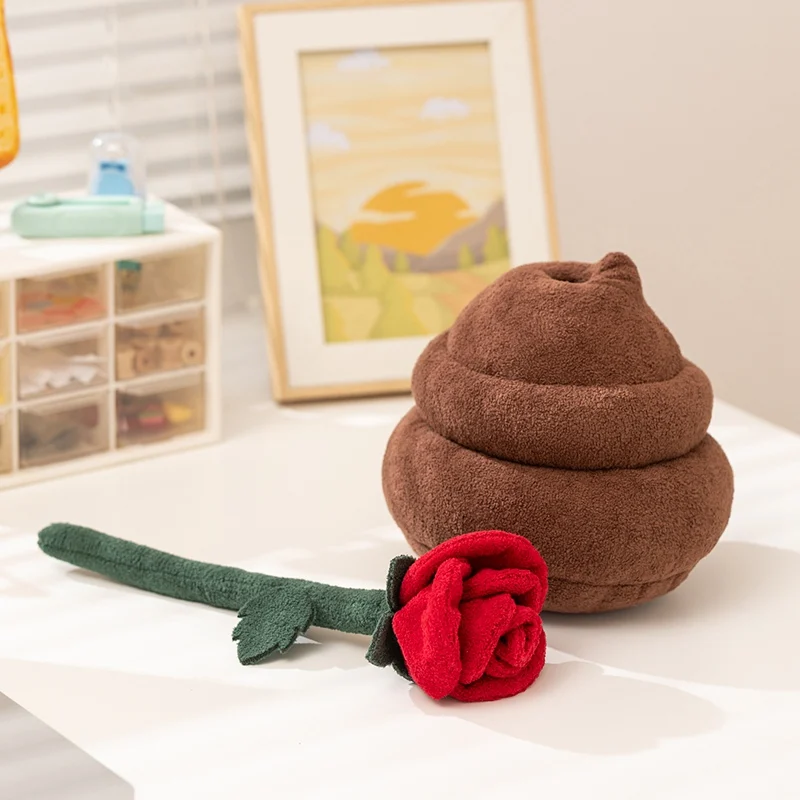 Kawaii زهرة اصطناعية ألعاب من نسيج مخملي النباتات الخضراء الوردية الزنبق لوتس fFowers أزهار الخوخ دمى لينة ديكور المنزل هدية عيد الميلاد #5