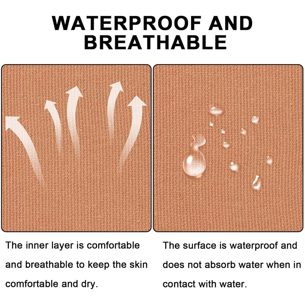 10 Stück vorgeschnittene Kinesiologie-Tape-Streifen, sportliches Klebeband, elastisches Muskelband, Sport-Knieband für Übungen und den täglichen Gebrauch