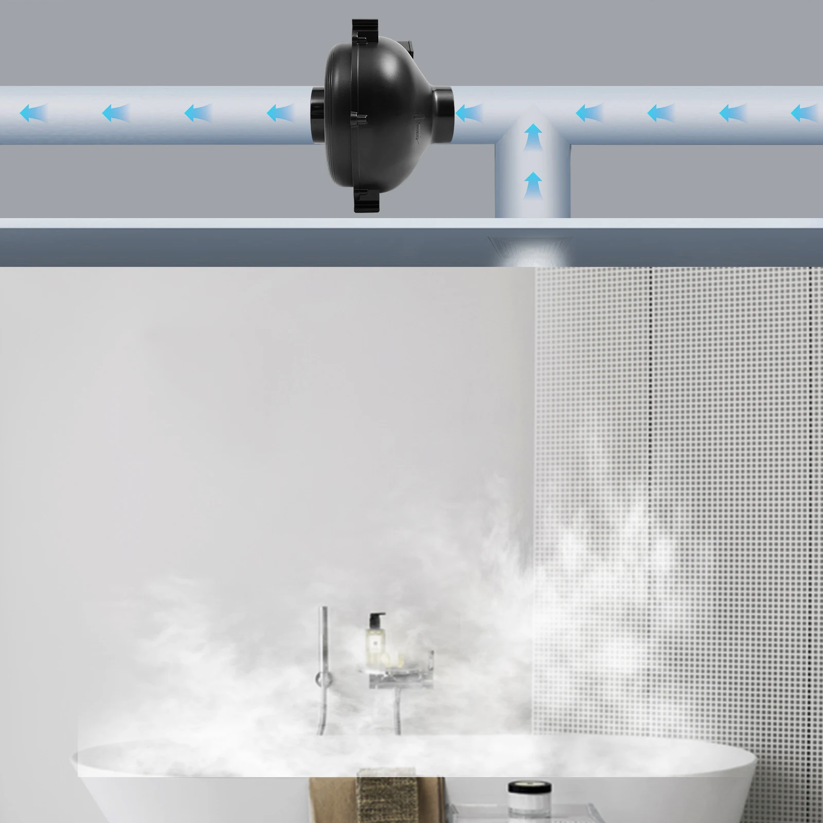 

Вентилятор 75 Вт, 2700 об/мин, центробежный вентилятор, центробежный вентилятор, ультра тихий, 41 дБ, вентилятор HEE-100P, мастерская, офис