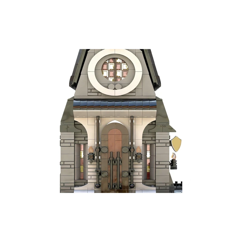 3850ピース カトリック大聖堂 グリフィンの聖堂 MOC カスタマイズ モジュラービルディングブロック デザインモデル シンプルで創造的なDIY ホリデーおもちゃギフト
