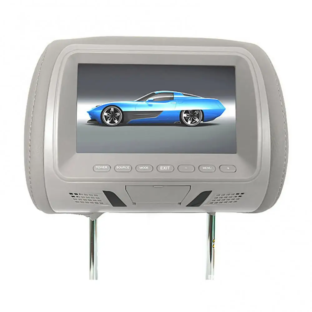 Universal 7 Inch Car Headrest Monitor Rear Seat Entertainment Multi media Player