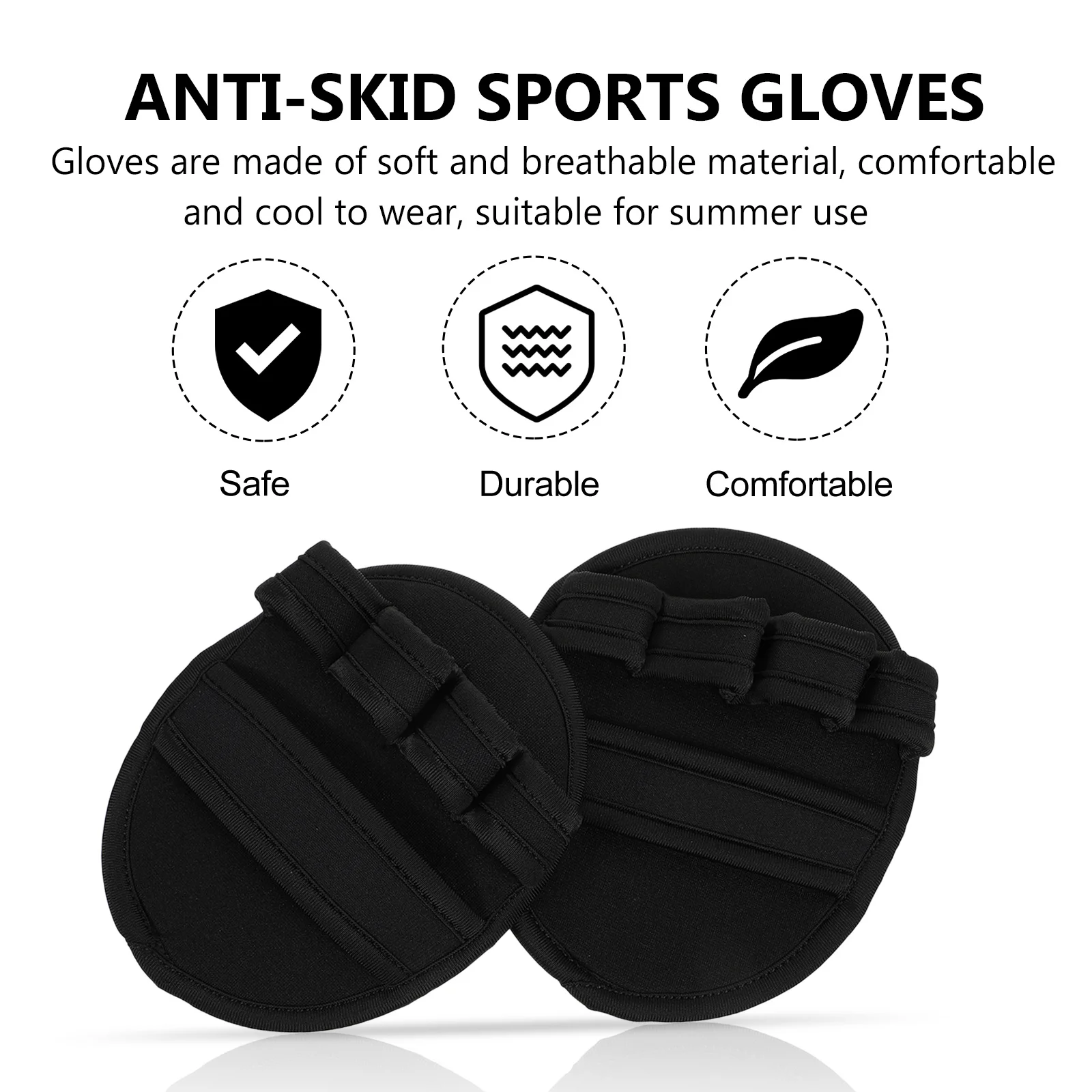 

2Pairs Anti-Skid Weightlifting Gloves Breathable Comfortable Summer Sports Driving Riding Fishing Hiking Stylish Gift for Men