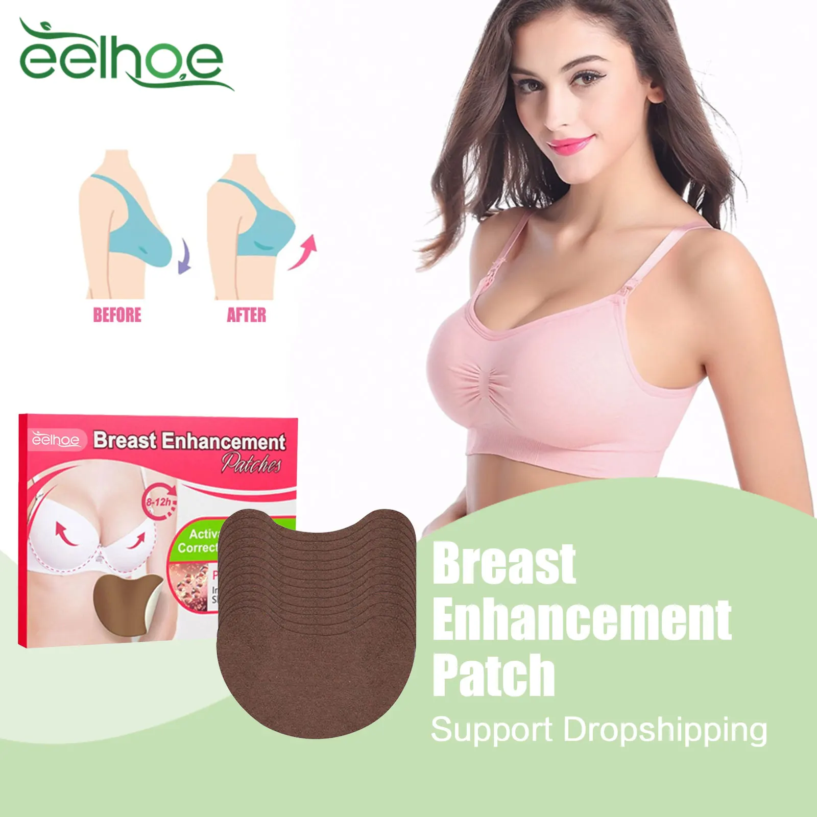 Bust Enhancement Patch Chest Lifting Firming Prevent Sagging Increasing Boobs Size Body Shaping Breast Moisturizing Plump Patch