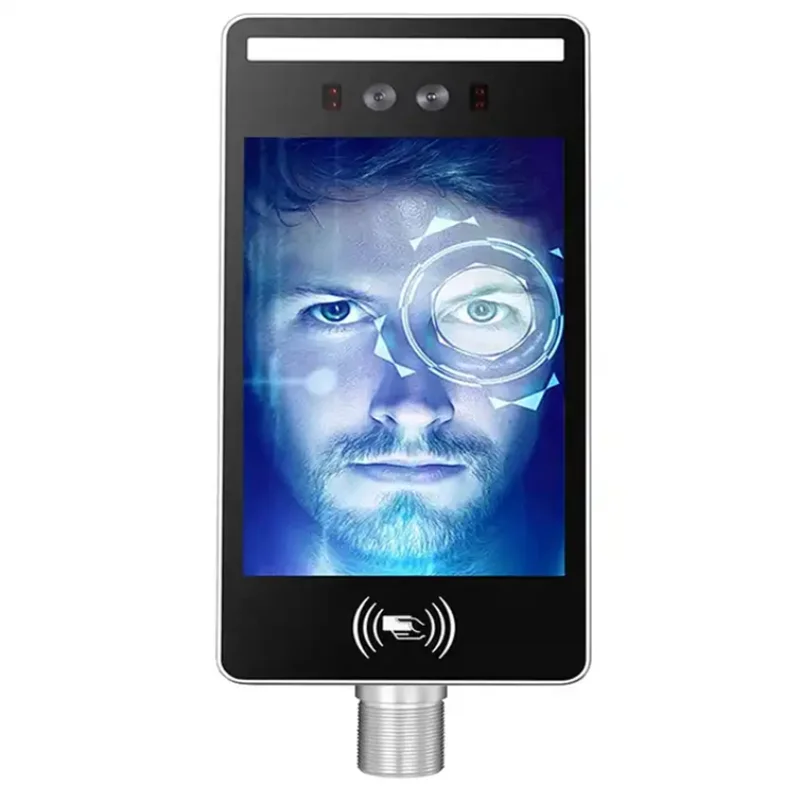 8-Inch Dynamic Biometric Access Control System Night Vision RFID Door Access Turnstile Gate Smart Lock TCP/IP Front Door