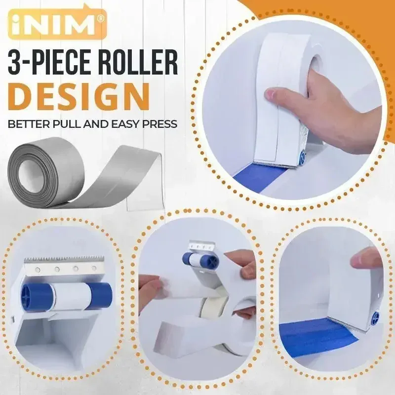 Painter Masking Tape Applicator Dispenser Machine Wall Floor Painting Packaging Sealing Tool for 1.88-2