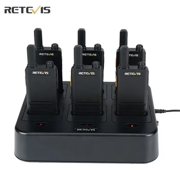 Mini Walkie Talkies Retevis RT622P Taşınabilir Telsizler Tip C Şarj PMR446 FRS Otel Restoran için İki Yönlü Telsiz İstasyonu