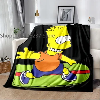 S-Simpson L-Loser L-Lisa EName 담요, 던지기 담요, 침실 거실 소파 침대, 사무실 자동차, 생일 선물, 데크
