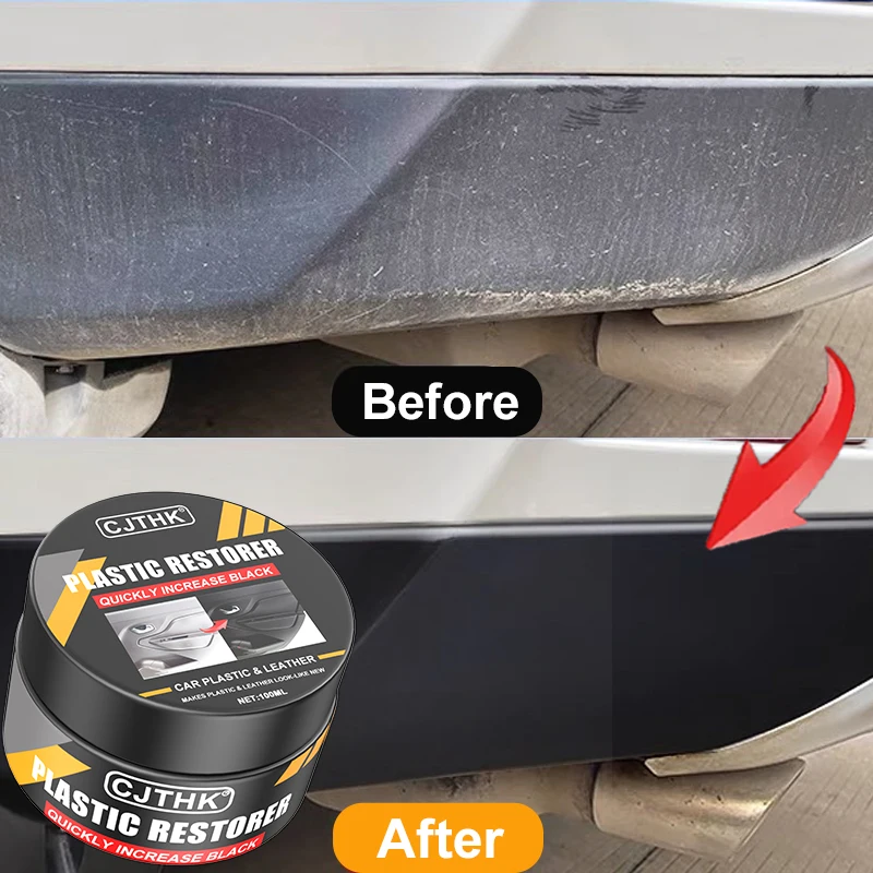 Car Plastic Restorer Back To Black Gloss Car Cleaning Products Plastic Leather Restore Auto Polish And Repair Coating Renovator