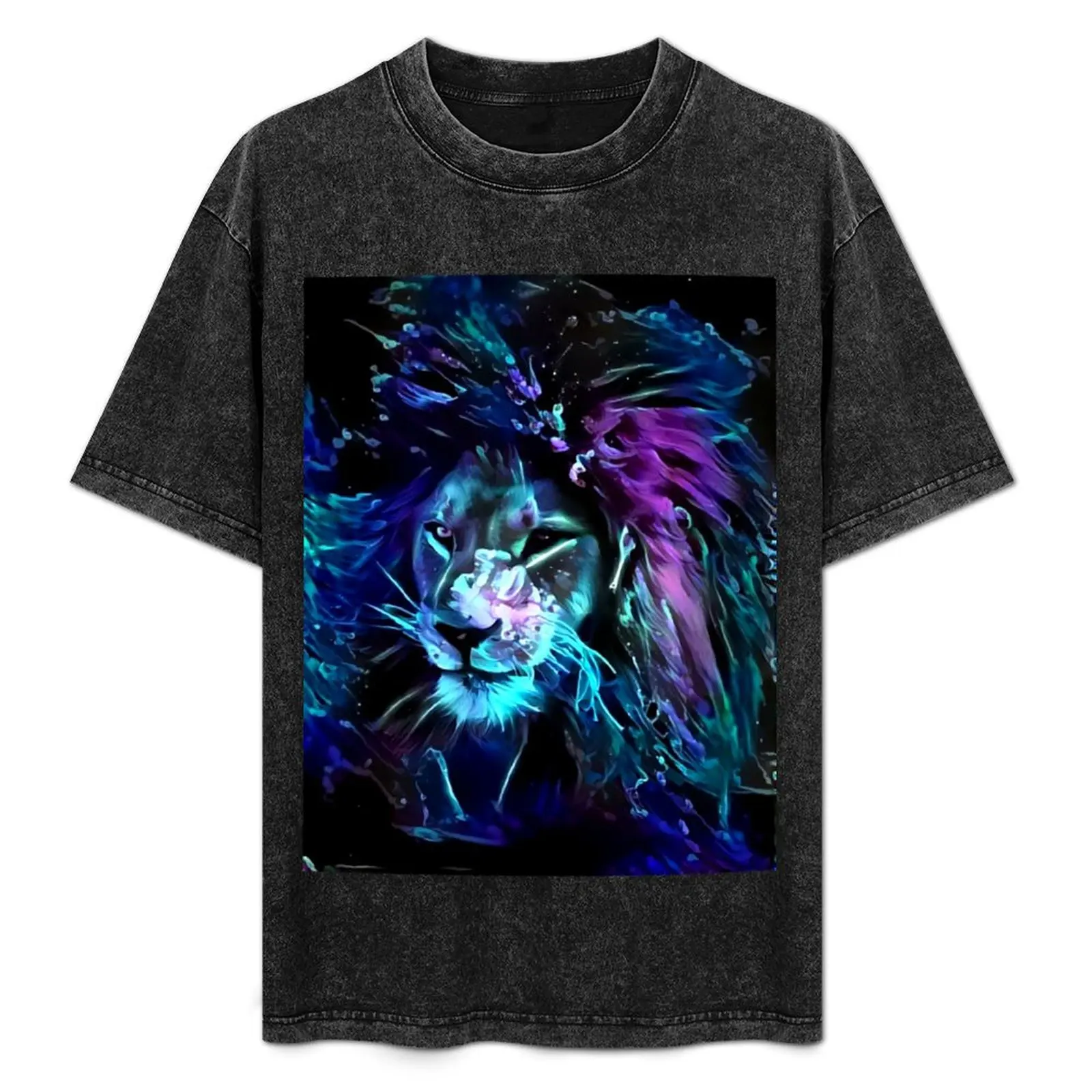 

Night of the Neon Lion T-Shirt Holiday Party Tee Shirt