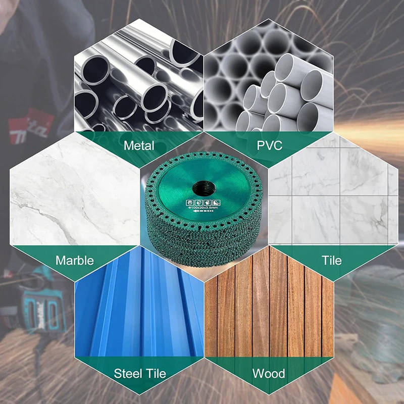 1pc 115/125mm Multi-Function Compound Saw Blade For Smooth Cutting/Steel/Chamfering/Cutting Diamond Saw Blade Tools