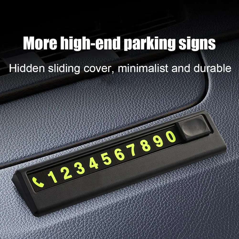 Parking Phone Number Plate Phone Number In The Car Phone Temporary Stop Temporary Sign Number Parking Card Car Plate