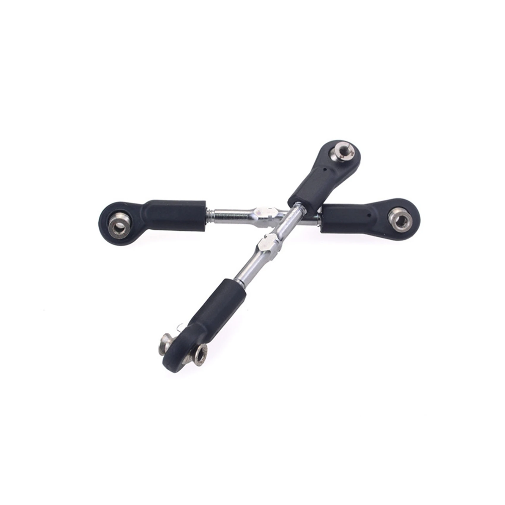 ABUM-4Pcs 8124 Metal 75-85Mm Steering Rod For 1/8 Zd Racing 9116 9020 9072 9071 9203 08425 08426 08427 08428 Rc Car Parts