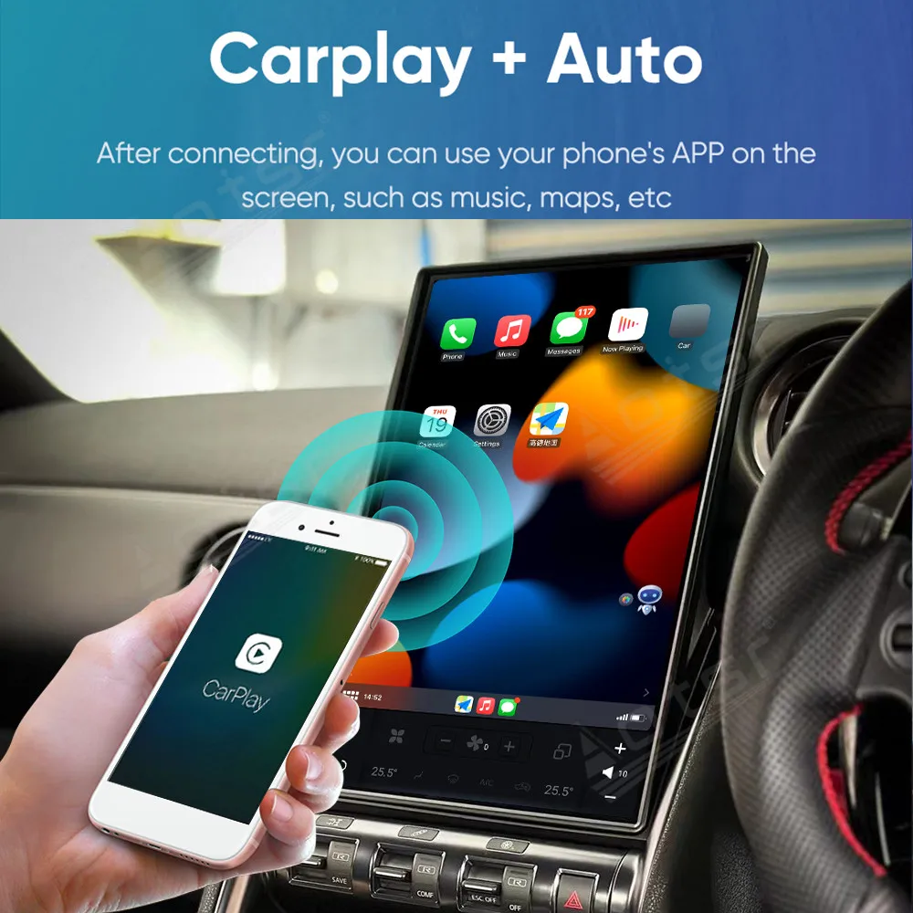 For Ford F250 F350  2009-2012 Car Radio 12.1 Inch Android Multimedia Video Player Auto GPS Navigation Recorder Carplay