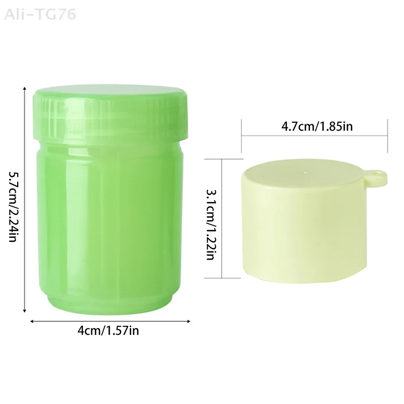 Herbal Inhalant Inhaler Cap Mini Essential Oil Perfume Inhaler Dispenser Bottle Thai Traditional Nasal Can Inhaler Accessoriy