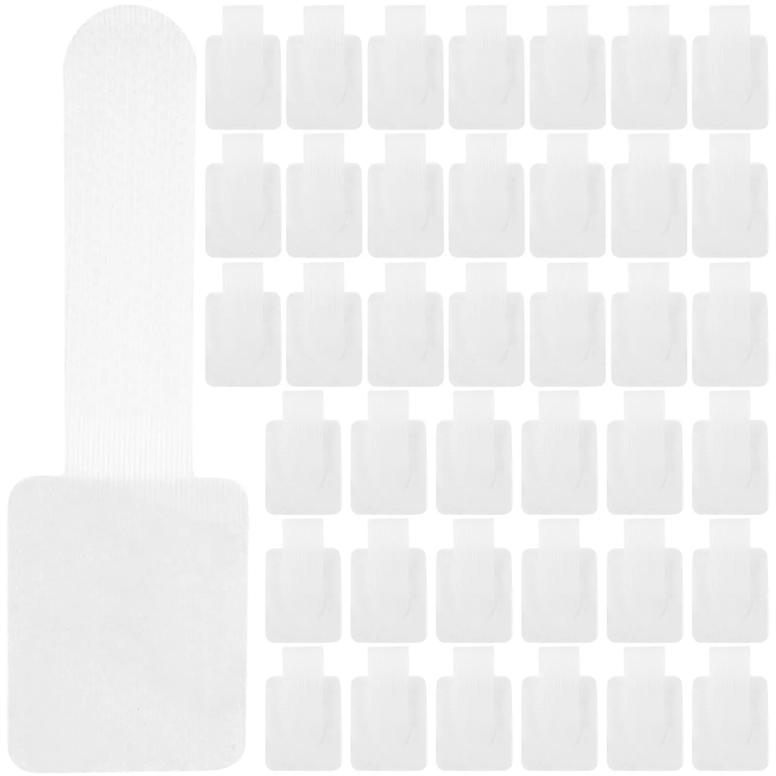 40Pcs Cable Organizer Hook Loop Cable Management Straps Adhesive Strong Fastening Wire Ties Cord Fixing Strap Reusable