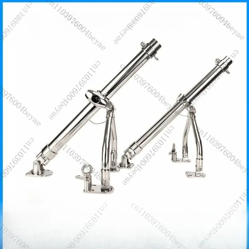 Stainless Steel Fishing Rod Rack, Adjustable Shelf, Marine Hardware Accessories