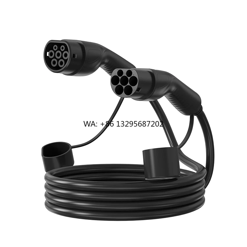 

European National Standard 7kw/11kw/21kw OCPP Wall-mounted Charger Double-Headed Gun New Energy Electric Vehicle Charging Cable