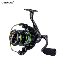DEUKIO Water Resistance Spinning Reel 12KG Max Drag Power 5.2:1 Fishing Reel for Bass Pike Saltwater Freshwater Fishing