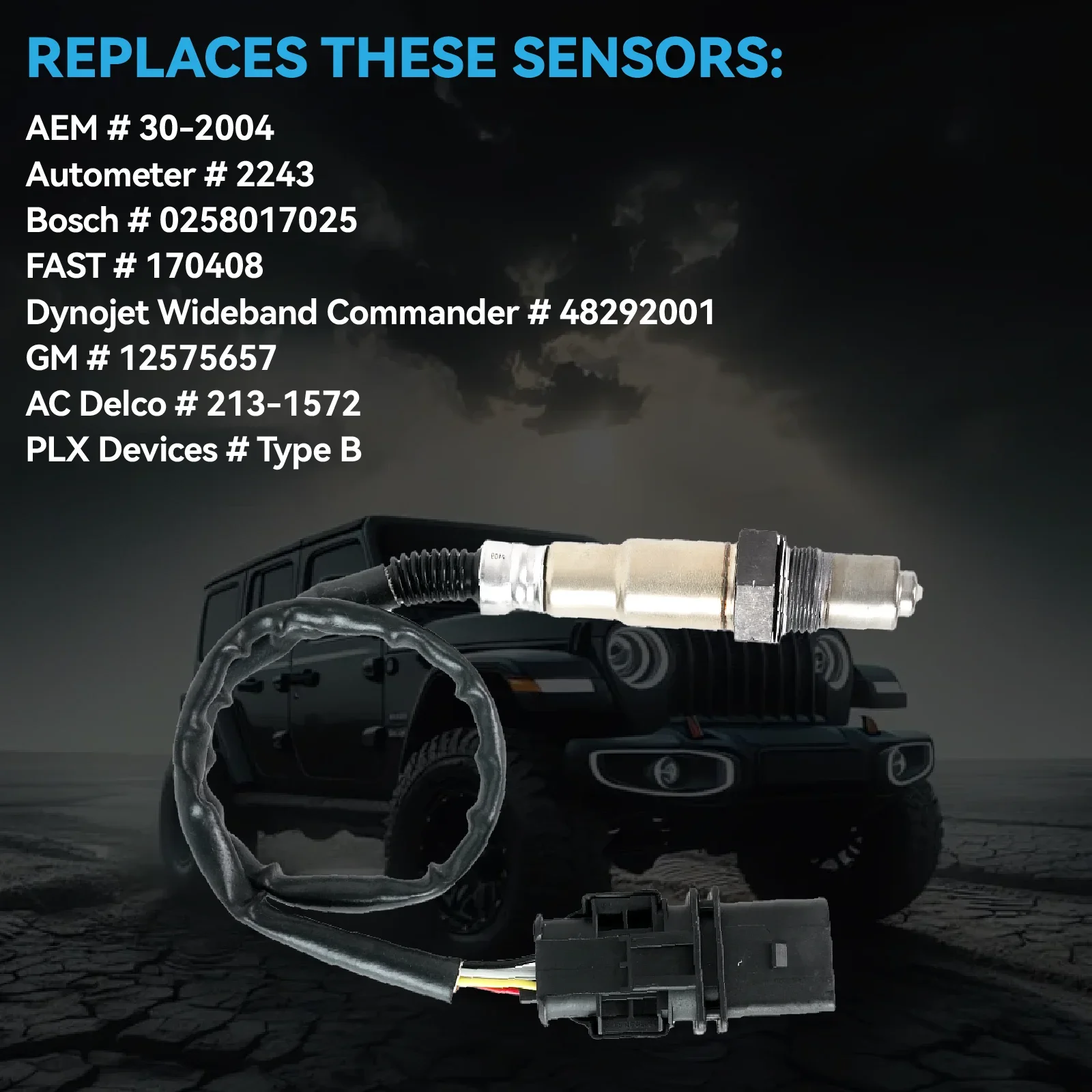 Fotografia 6: Sensor de relação de combustível de ar de alta qualidade Novo OEM Bosch LSU4.9 O2 UEGO Sensor de oxigênio de banda larga para PLX AEM 30-2004 X-Series 0258017025